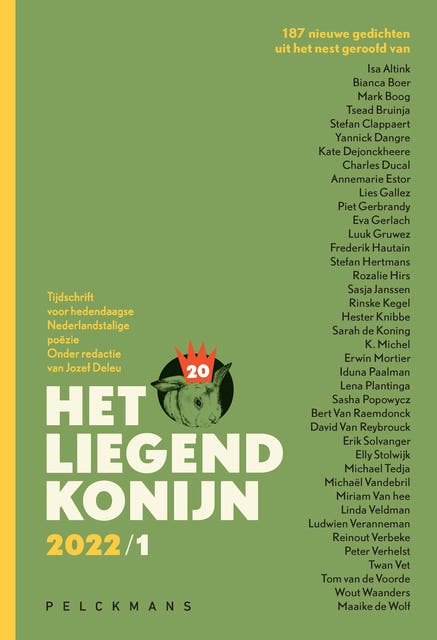 Het Liegend Konijn 2022/1: Tijdschrift voor hedendaagse Nederlandstalige poëzie