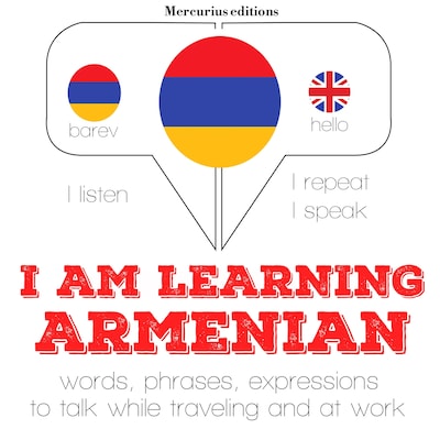 I am learning Armenian – omslag van het luisterboek van JM Gardner