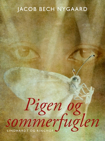 Pigen og sommerfuglen – omslag til lydbogen af Jacob Bech Nygaard
