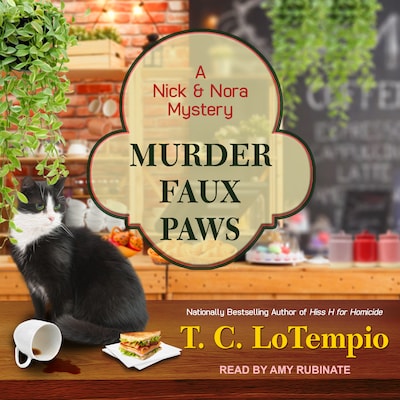 Murder Faux Paws – omslag til lydbogen af T. C. LoTempio