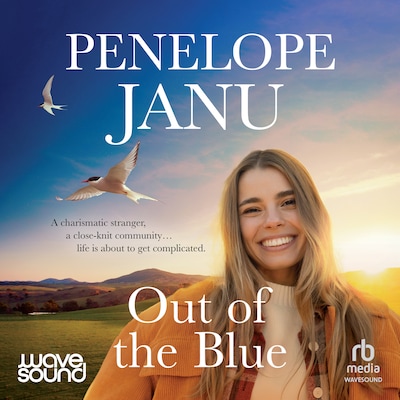 Out of the Blue – omslag til lydbogen af Penelope Janu