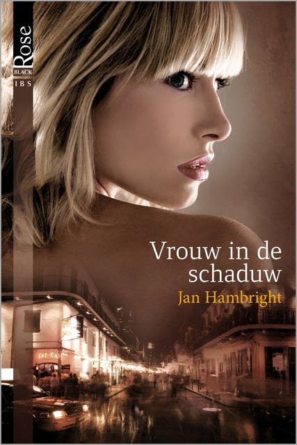 Vrouw in de schaduw – omslag van het luisterboek van Jan Hambright