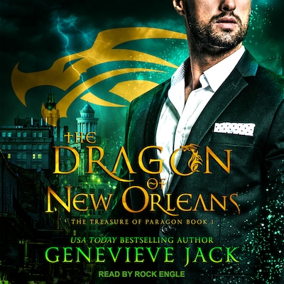 The Dragon of New Orleans – omslag til lydbogen af Genevieve Jack