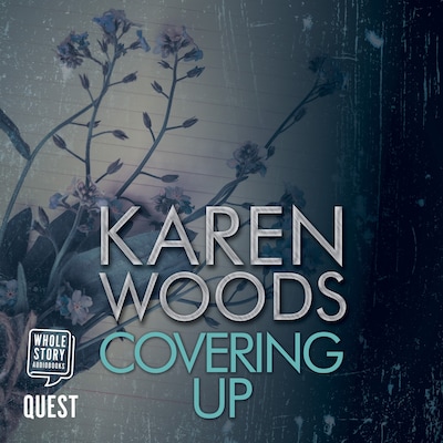 Covering Up – omslag til lydbogen af Karen Woods