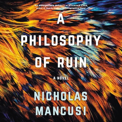 A Philosophy of Ruin – omslag til lydbogen af Nicholas Mancusi