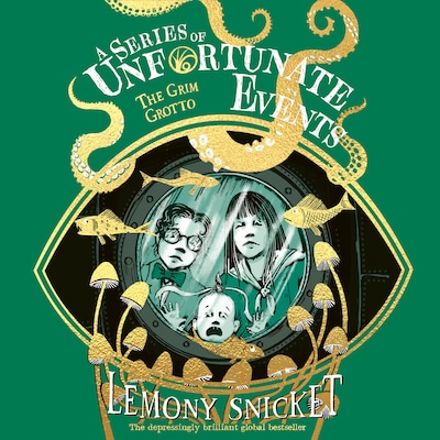 The Grim Grotto – omslag til lydbogen af Lemony Snicket