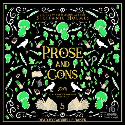 Prose & Cons – omslag til lydbogen af Steffanie Holmes