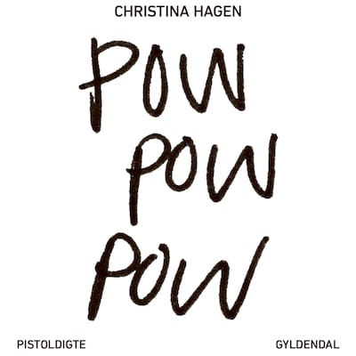 Pow pow pow – omslag til lydbogen af Christina Hagen