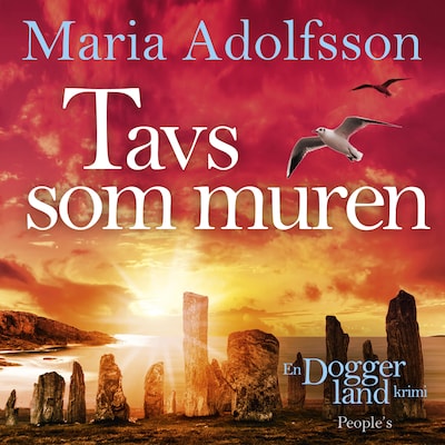 Tavs som muren – omslag til lydbogen af Maria Adolfsson