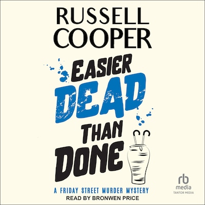 Easier Dead Than Done – omslag til lydbogen af Russell Cooper