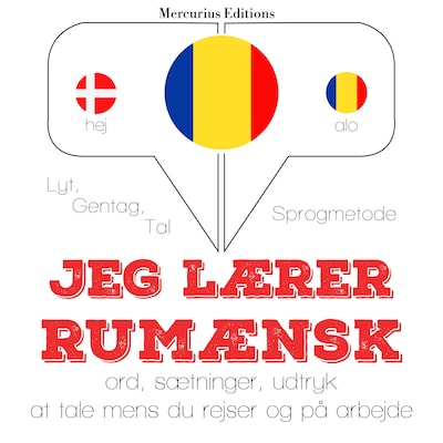 Jeg lærer rumænsk – omslag til lydbogen af JM Gardner