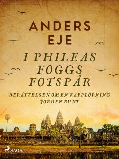 I Phileas Foggs fotspår – omslag till ljudboken av Anders Eje