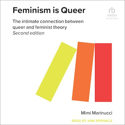 Feminism is Queer – omslag til lydbogen af Mimi Marinucci