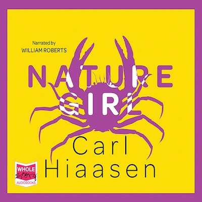 Nature Girl – omslag til lydbogen af Carl Hiaasen