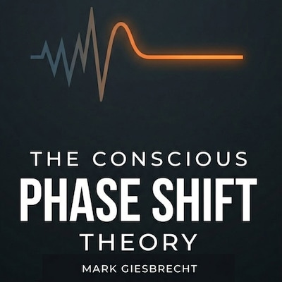 The Conscious Phase Shift Theory – omslag til lydbogen af Mark Giesbrecht