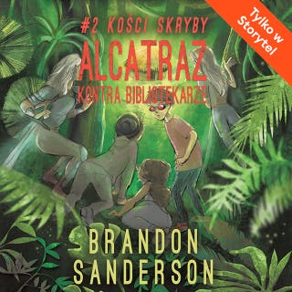 Kości skryby – okładka audiobooka, autor Brandon Sanderson