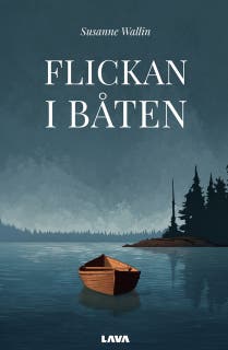 Flickan i båten – omslag till ljudboken av Susanne Wallin