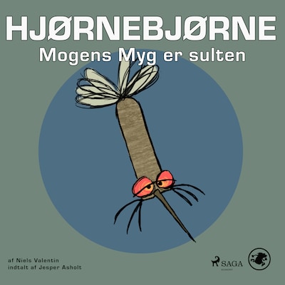 Hjørnebjørne 4 - Mogens Myg er sulten – omslag til lydbogen af Niels Valentin