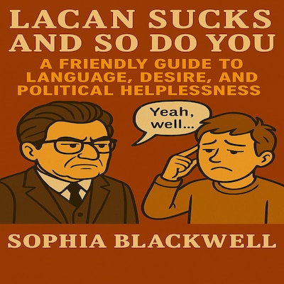 Lacan Sucks and So Do You – omslag til lydbogen af Sophia Blackwell