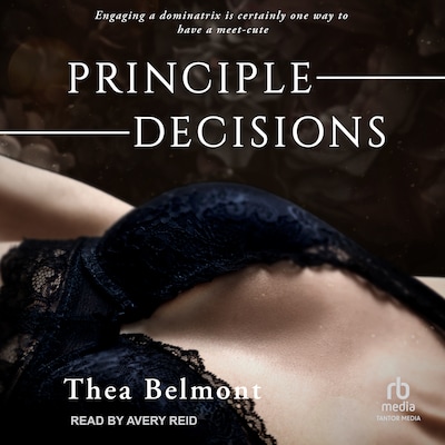 Principle Decisions – omslag til lydbogen af Thea Belmont