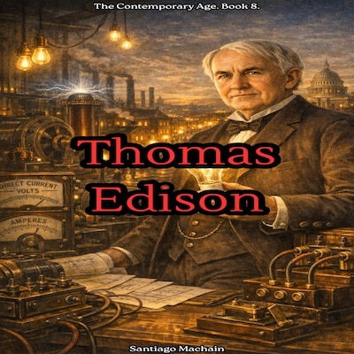 Thomas Edison – omslag til lydbogen af Santiago Machain