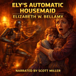 Ely's Automatic Housemaid: When Help Won’t Stop Helping – omslag till ljudboken av Elizabeth W. Bellamy