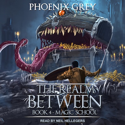 The Realm Between – omslag til lydbogen af Phoenix Grey
