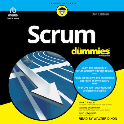 Scrum For Dummies, 3rd Edition – omslag til lydbogen af Mark C. Layton, Steven J. Ostermiller