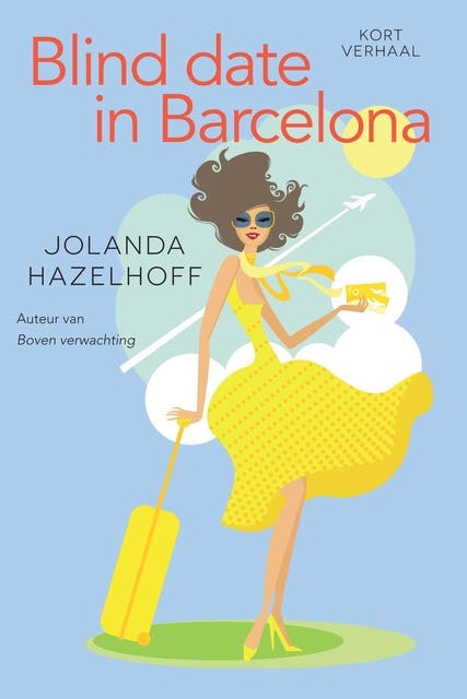 Blind date in Barcelona – omslag van het luisterboek van Jolanda Hazelhoff
