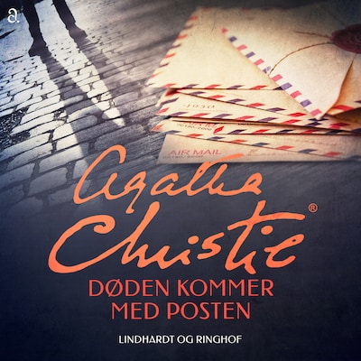 Døden kommer med posten – omslag til lydbogen af Agatha Christie