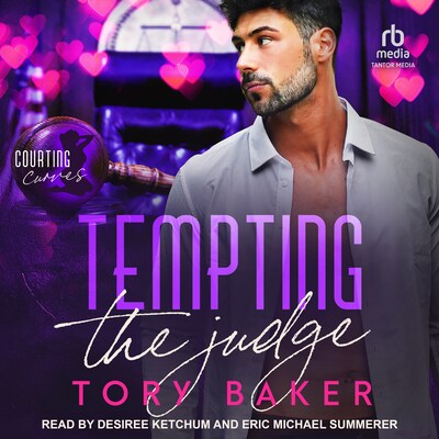 Tempting the Judge – omslag til lydbogen af Tory Baker