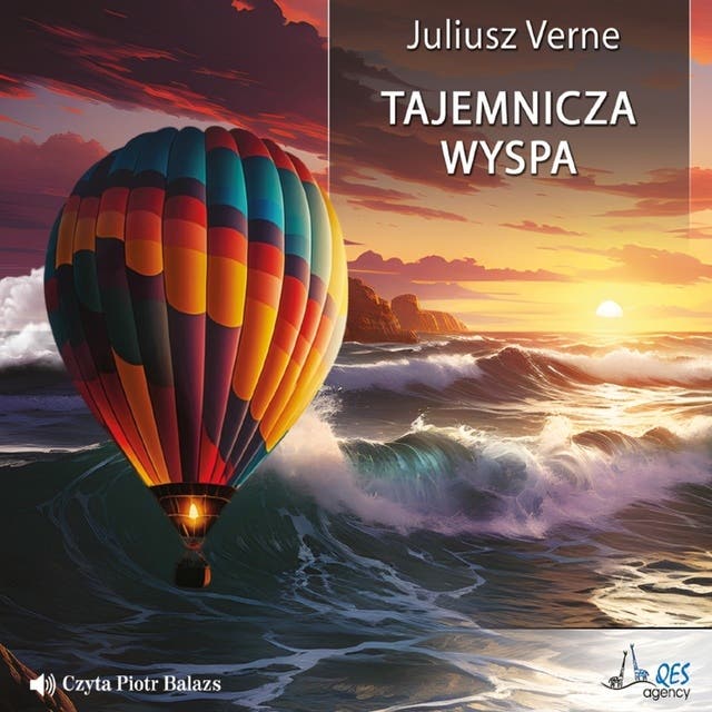Tajemnicza wyspa – okładka audiobooka, autor Juliusz Verne