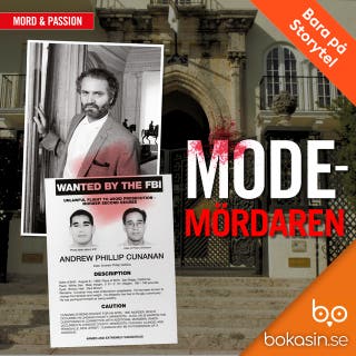Modemördaren – omslag till ljudboken av Bokasin