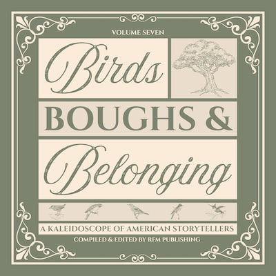 Birds, Boughs, & Belonging – omslag til lydbogen af RF Media LLC, Nathaniel Hawthorne, Herman Melville
