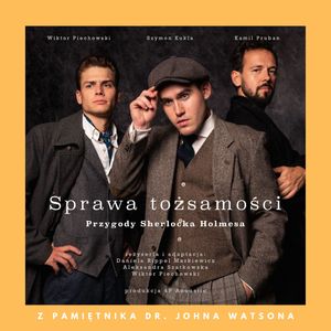Sprawa tożsamości – okładka audiobooka, autor Arthur Conan Doyle