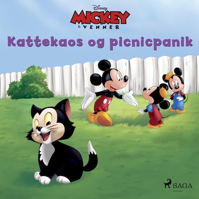 Mickey og venner - Kattekaos og picnicpanik – omslag til lydbogen af Disney