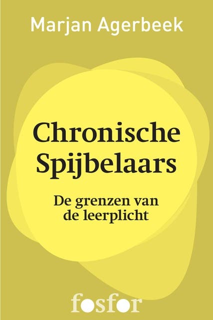 Chronische spijbelaars: de grenzen van de leerplicht – omslag van het luisterboek van Marjan Agerbeek