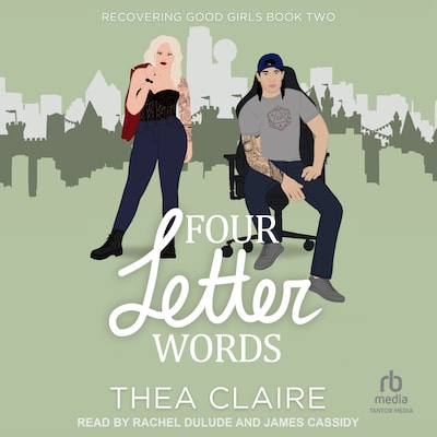 Four Letter Words – omslag til lydbogen af Thea Claire