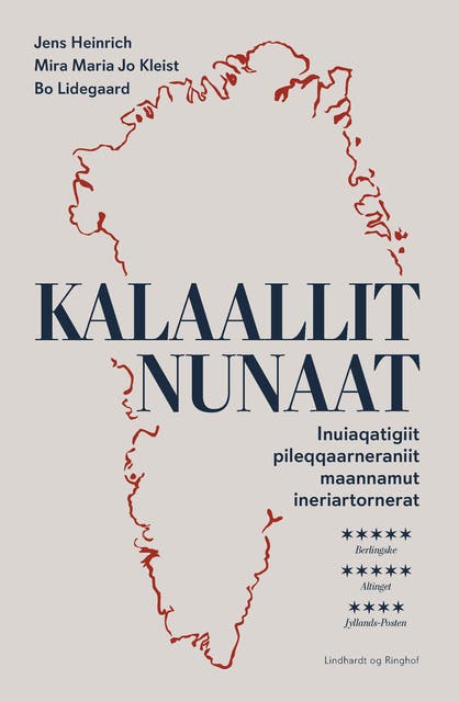 Kalaallit Nunaat – omslag til lydbogen af Bo Lidegaard, Jens Heinrich, Mira Maria Jo Kleist
