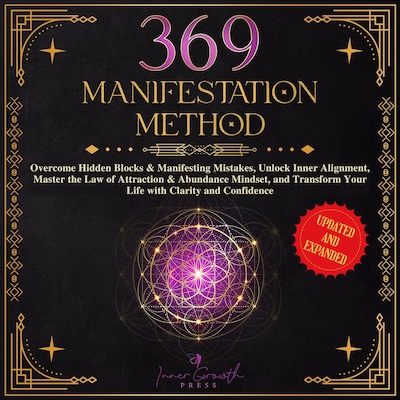 The 369 Manifestation Method – omslag til lydbogen af Inner Growth Press