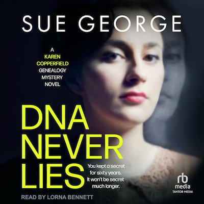 DNA Never Lies – omslag til lydbogen af Sue George