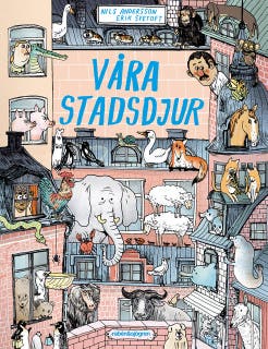 Våra stadsdjur – omslag till ljudboken av Erik Svetoft,Nils Andersson