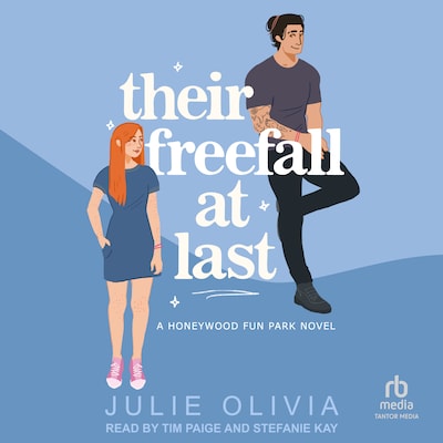 Their Freefall At Last – omslag til lydbogen af Julie Olivia