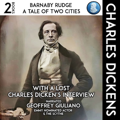 Barnaby Rudge, A Tale Of Two Cities 2 Books – omslag til lydbogen af Charles Dickens