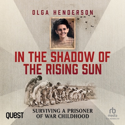 In the Shadow of the Rising Sun – omslag til lydbogen af Olga Henderson