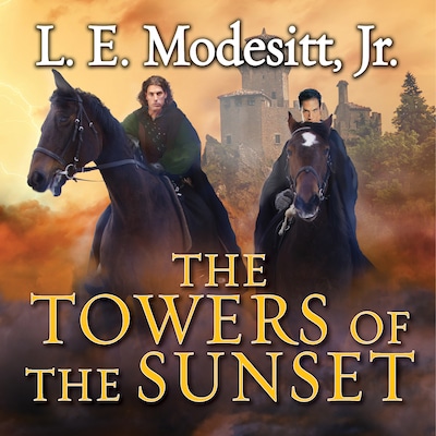 The Towers of the Sunset – omslag til lydbogen af L. E. Modesitt, Jr.