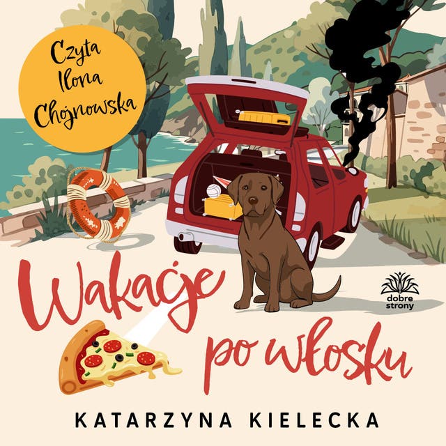 Wakacje po włosku – okładka audiobooka, autor Katarzyna Kielecka