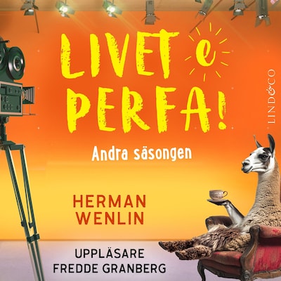 Livet e perfa! Andra säsongen – omslag till ljudboken av Herman Wenlin