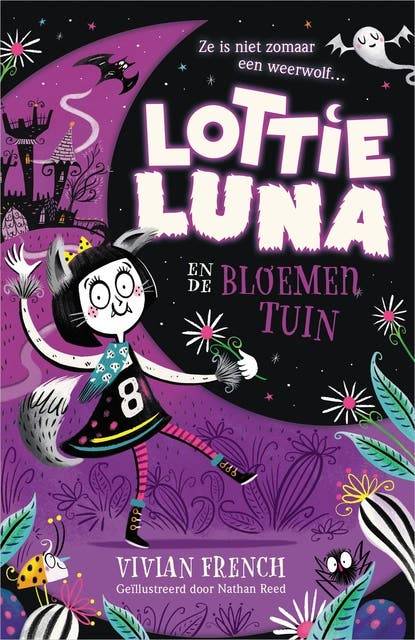 Lottie Luna en de Bloementuin: Ze is niet zomaar een weerwolf… – omslag van het luisterboek van Vivian French