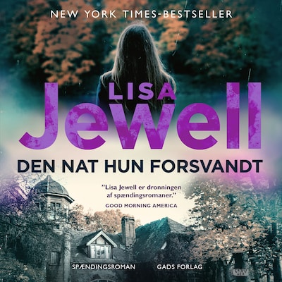 Den nat hun forsvandt – omslag til lydbogen af Lisa Jewell